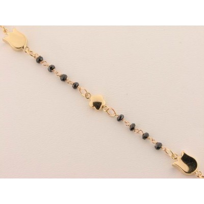 Pulsera Oro Piedras