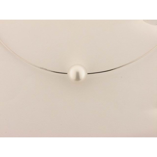 Gargantilla Oro Blanco Perla Australiana