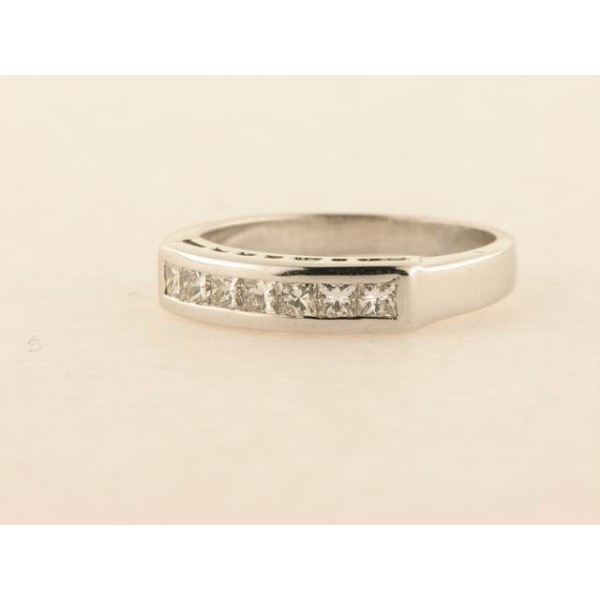 Sortija Oro Blanco Diamantes