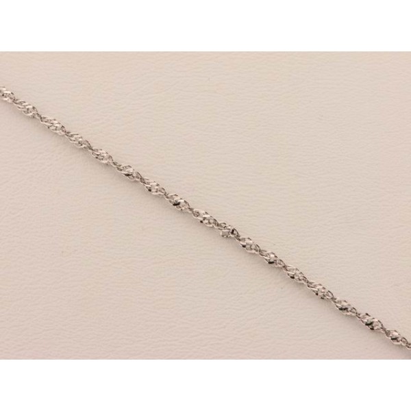 Cadena Oro Blanco 40 Cm