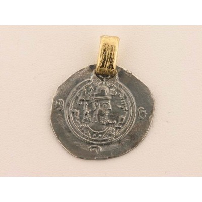 Colgante Oro Plata Moneda