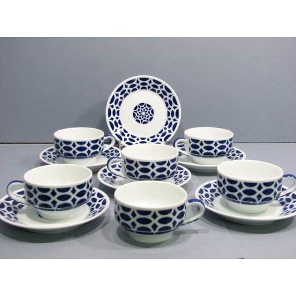 Tazas te c/plato viz/1 (6 unidades)