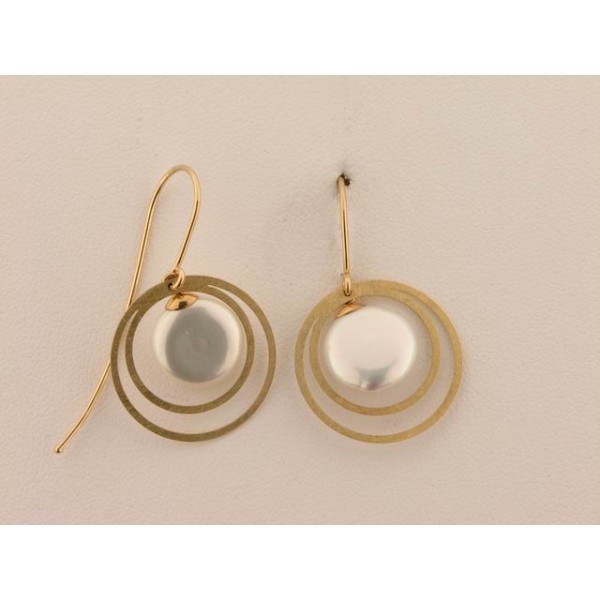 Pendientes Oro Perlas